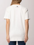 Elisabetta Franchi T-shirt Gesso Donna MA67P61E2 Gesso - Avorio