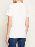 Elisabetta Franchi T-shirt Gesso Donna MA68P61E2 Gesso - Avorio