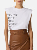 Elisabetta Franchi T-shirt Gesso Donna MA70P61E2 Gesso - Avorio