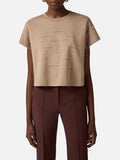 Elisabetta Franchi T-shirt Argilla Donna MA73D61E2 Argilla - Beige
