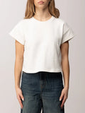 Elisabetta Franchi T-shirt Gesso Donna MA73D61E2 Gesso - Avorio