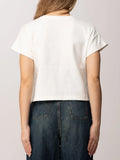 Elisabetta Franchi T-shirt Gesso Donna MA73D61E2 Gesso - Avorio