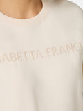 Elisabetta Franchi Felpa Burro Donna MK70Q61E2 Burro - Avorio