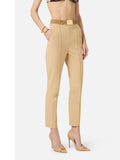 Elisabetta Franchi Pantalone Capri Cammello Donna PA13261E2 Cammello - Beige