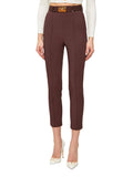 Elisabetta Franchi Pantalone Capri Cacao Donna PA13261E2 Cacao - Marrone