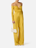 Elisabetta Franchi Pantalone Palazzo Sun Donna PA16761E2 Sun - Giallo