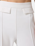 Elisabetta Franchi Pantalone Zampa Donna PA17161E2 - Avorio