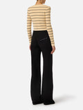 Elisabetta Franchi Pantalone Palazzo Donna PJ23N61E2 - Nero