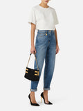 Elisabetta Franchi Jeans Straight Donna PJ27D61E2 Blue Vintage - Denim