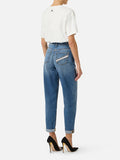 Elisabetta Franchi Jeans Straight Donna PJ27D61E2 Blue Vintage - Denim