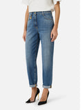 Elisabetta Franchi Jeans Straight Donna PJ27D61E2 Blue Vintage - Denim