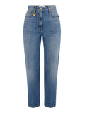 Elisabetta Franchi Jeans Straight Donna PJ27D61E2 Blue Vintage - Denim