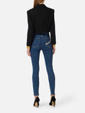 Elisabetta Franchi Jeans Slim Donna PJ30I61E2 Blue Vintage - Denim