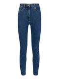 Elisabetta Franchi Jeans Slim Donna PJ30I61E2 Blue Vintage - Denim