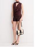 Elisabetta Franchi Shorts Cacao Donna SH00761E2 Cacao - Marrone