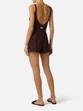 Elisabetta Franchi Shorts Cacao Donna SH01062E2 Cacao - Marrone
