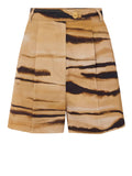Elisabetta Franchi Shorts Cammello Donna SH01362E2 Cammello - Beige