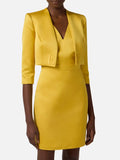 Elisabetta Franchi Completo Vestito Giacca Sun Donna TB00161E2 Sun - Giallo