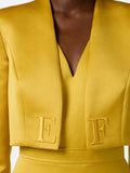 Elisabetta Franchi Completo Vestito Giacca Sun Donna TB00161E2 Sun - Giallo