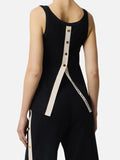 Elisabetta Franchi Top Burro Donna TK72S61E2 - Nero
