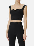 Elisabetta Franchi Top Donna TO04161E2 - Nero