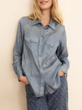 Emme Marella Camicia Jeans Donna 2615111044200 Indaco - Blu