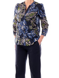 Emme Marella Camicia Fantasia Donna 2615111072200 - Blu