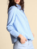 Emme Marella Camicia Casual Camicia Donna 2615111131200 Azzurro - Celeste
