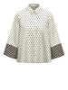 emme marella camicia casual camicia fantasia donna 2615111241200 bianco 161363830