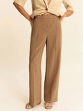 Emme Marella Pantalone Straight Donna 2615131022200 Cammello - Beige