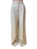 emme marella pantalone palazzo donna 2615131221200 beige 162117342