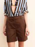 Emme Marella Shorts Donna 2615141015200 Caffe` - Marrone