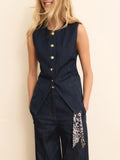 Emme Marella Gilet Donna 2615151014200 - Blu