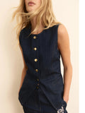 Emme Marella Gilet Donna 2615151014200 - Blu