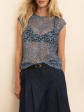 Emme Marella Top Donna 2615161014200 Indaco - Blu