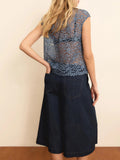 Emme Marella Top Donna 2615161014200 Indaco - Blu
