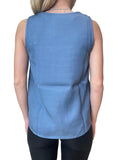 Emme Marella Top Donna 2615161061200 Carta Da Zucchero - Celeste