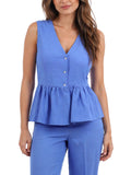 Emme Marella Top Donna 2615161102200 Pervinca - Celeste