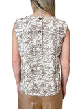 Emme Marella Top Donna 2615161152200 Tortora Chiaro - Avorio