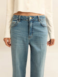 Emme Marella Jeans Wide Donna 2615181011200 Blue Jeans - Denim