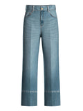 Emme Marella Jeans Wide Donna 2615181011200 Blue Jeans - Denim