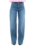 Emme Marella Jeans a Zampa Donna 2615181021200 Blue Jeans - Denim
