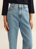 Emme Marella Jeans Mom Donna 2615181101200 Blue Jeans - Denim