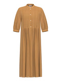 Emme Marella Vestito Midi Vestito Longuette Donna 2615191022200 Cammello - Beige