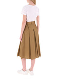 Emme Marella Vestito Midi Bianco Donna 2615221112200 Cammello - Beige