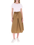 Emme Marella Vestito Midi Bianco Donna 2615221112200 Cammello - Beige
