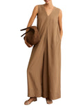 Emme Marella Jumpsuit Donna 2615241032200 Cammello - Beige
