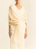 Emme Marella Stola Donna 2615541022200 Ecru - Avorio