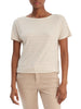 emme marella t shirt donna 2615971021200 beige 162525090
