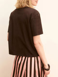 Emme Marella T-shirt Donna 2615971025200 Testa Di Moro - Marrone